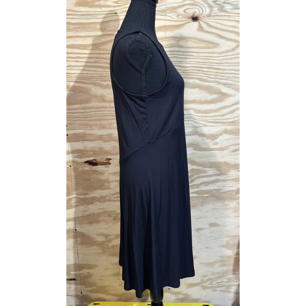 Athleta Santorini Dress Thera High Neck Black Lightweight Women Size Medium - Picture 8 of 14